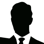 シルエット男性03